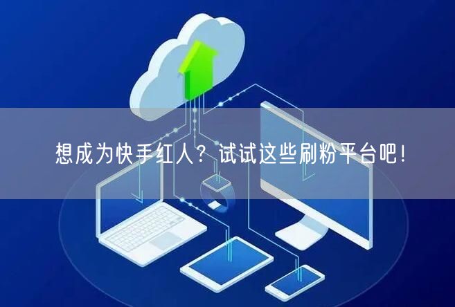 想成为快手红人？试试这些刷粉平台吧！