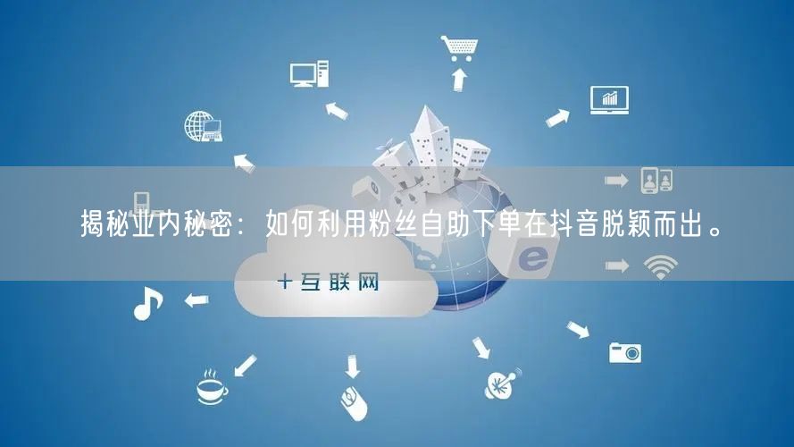 揭秘业内秘密：如何利用粉丝自助下单在抖音脱颖而出。