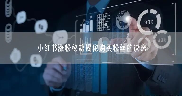 小红书涨粉秘籍揭秘购买粉丝的诀窍